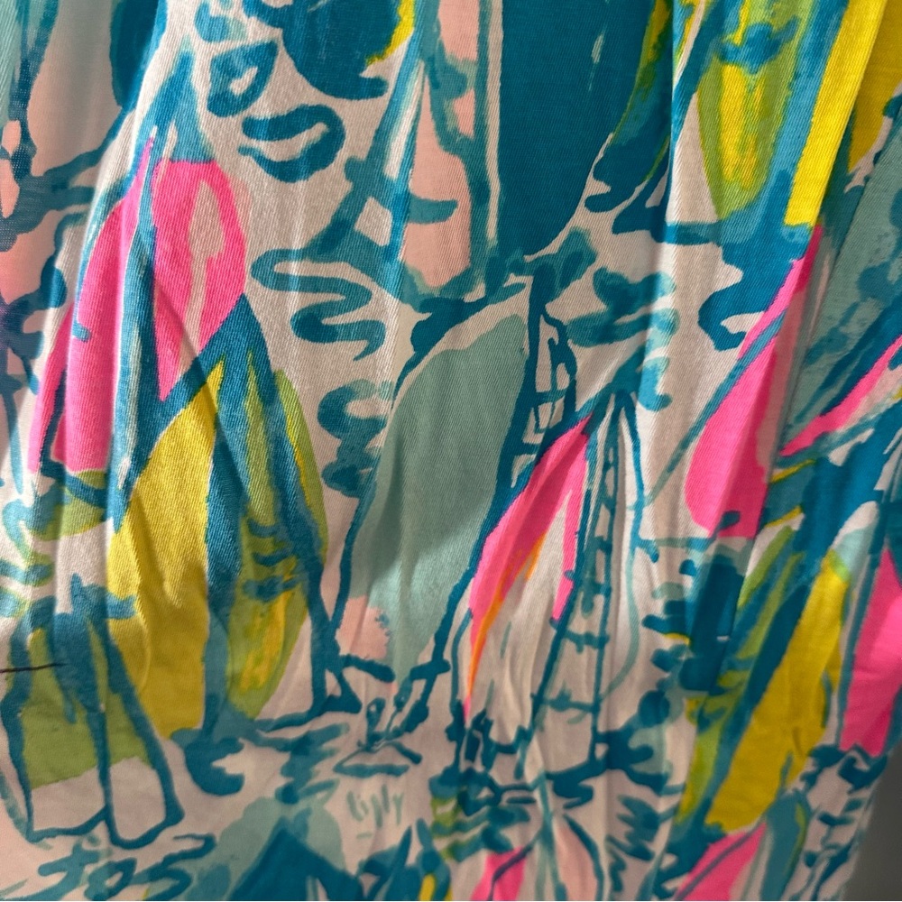 Lilly Pulitzer Beach & Bae -girls wide leg romper / jumpsuit- summer - Picture 5 of 9